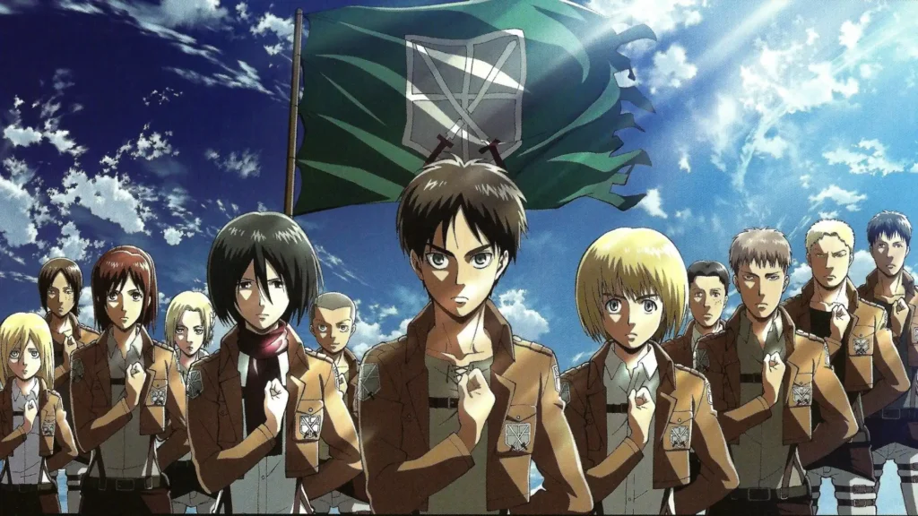 The story of Eren Jaeger and his friends